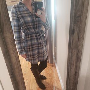 Plaid Shirt Dress